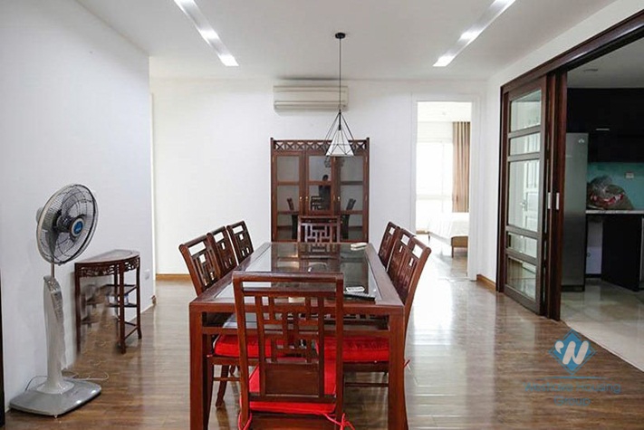 Beautiful three bedrooms apartment for rent in P building, Ciputra, Tay Ho, Ha Noi